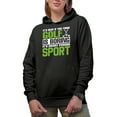 thumbnail image 1 of It's Okay If You Think Golf Is Boring, Witty Quote, Golf Player, Golfing or Golfer Themed Merch Gift, Black Hooded Sweatshirt or Hoodie, 2XL, 1 of 5