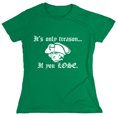 thumbnail image 1 of It's Only Treason If you Lose Sarcastic Humor Novelty Funny Women's Casual Tees, 1 of 3