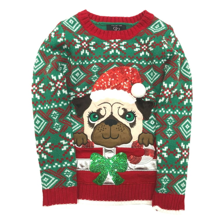 Dog themed shop christmas sweaters
