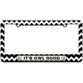 thumbnail image 1 of It's Owl Good License Plate Tag Frame, Multiple Colors, 1 of 1