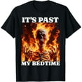 thumbnail image 1 of It's Past My Bedtime Funny Skeleton Meme Softstyle Unisex T-Shirt, 1 of 5