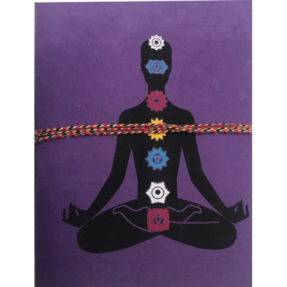 It's Ridic! Inspirational Chakra Journal - Handmade Writing Notebook - Daily Notepad, Art Sketchbook or Travel Diary for Men & Women