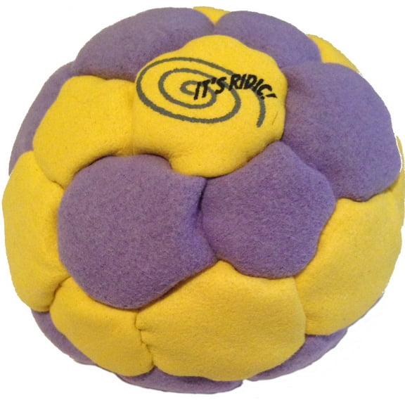 It's Ridic! Spiral Pellet Filled 32-panel Hacky Sack Footbag