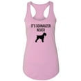 thumbnail image 1 of It's Schnauzer Never Racerback Tank, 1 of 3