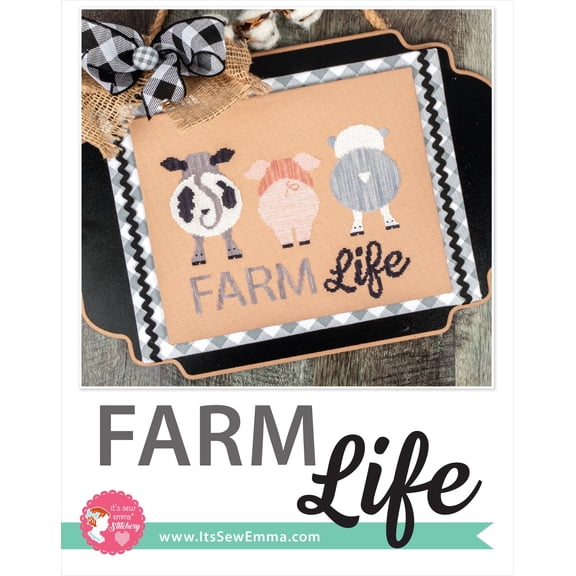It's Sew Emma Cross Stitch Pattern -Farm Life