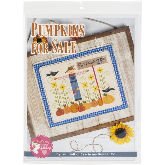 Pumpkins for Sale Cross Stitch Pattern