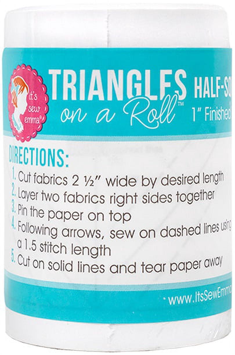 It's Sew Emma Half-Square Triangles On A Roll-1" Finished Size ...