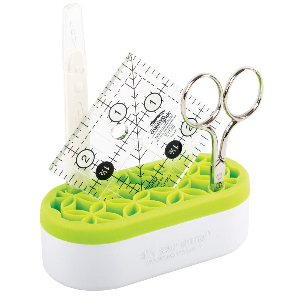 It's Sew Emma Mini Stash 'n Store Organizer – Weiß, Mit Taschen & Trennwand Für Nähzubehör