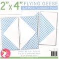 thumbnail image 1 of It's Sew Emma Quilt Block Foundation Paper-2"X4" Flying Geese, 1 of 1
