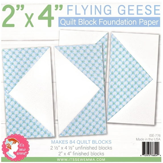 It's Sew Emma Quilt Block Foundation Paper-2"X4" Flying Geese