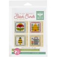 thumbnail image 1 of It's Sew Emma Stitch Cards 4/Pkg-Bee In My Bonnet Set D By Lori Holt, 1 of 5