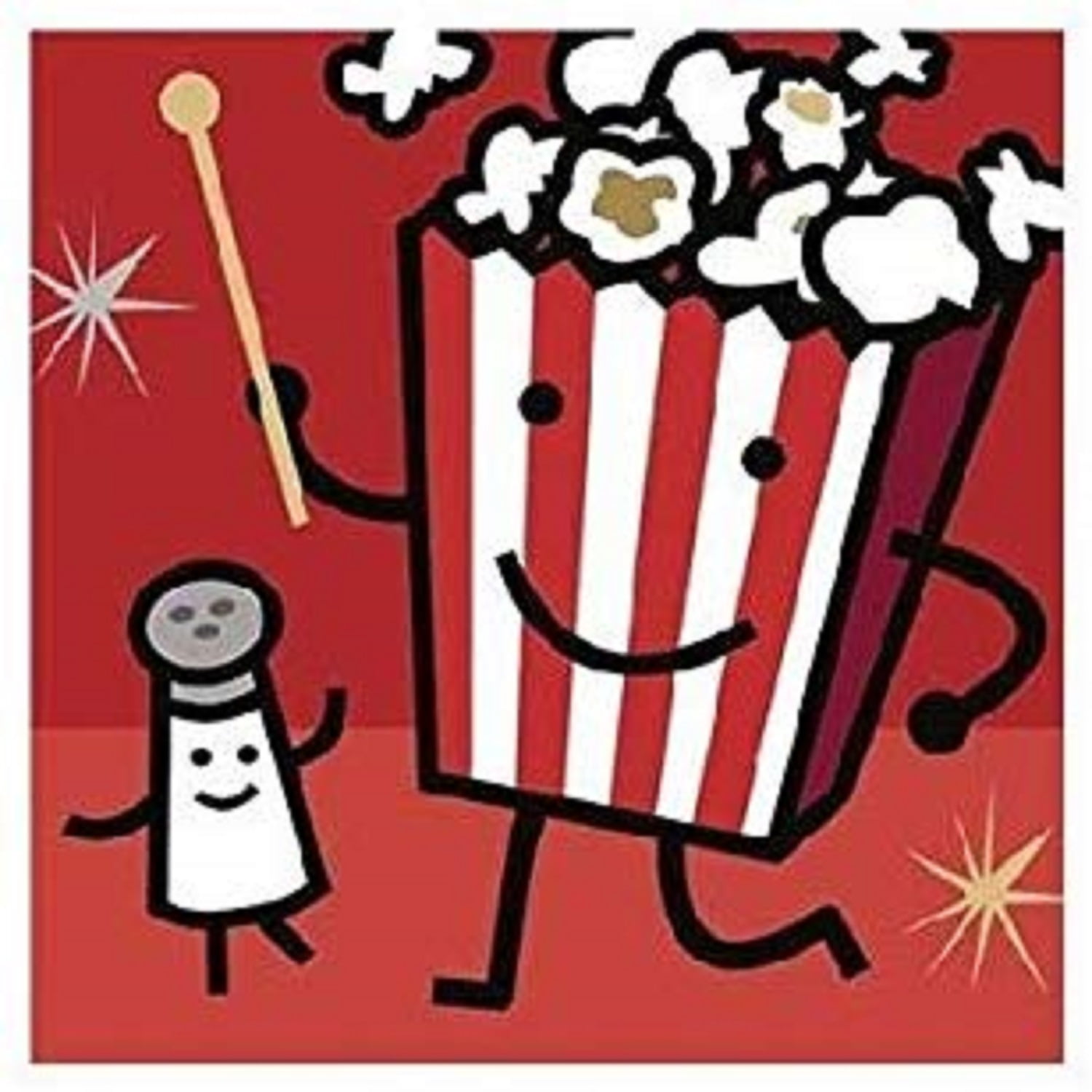 HALLMARK It's Showtime Movie Night Hollywood Award Show Theme Party Beverage Napkins