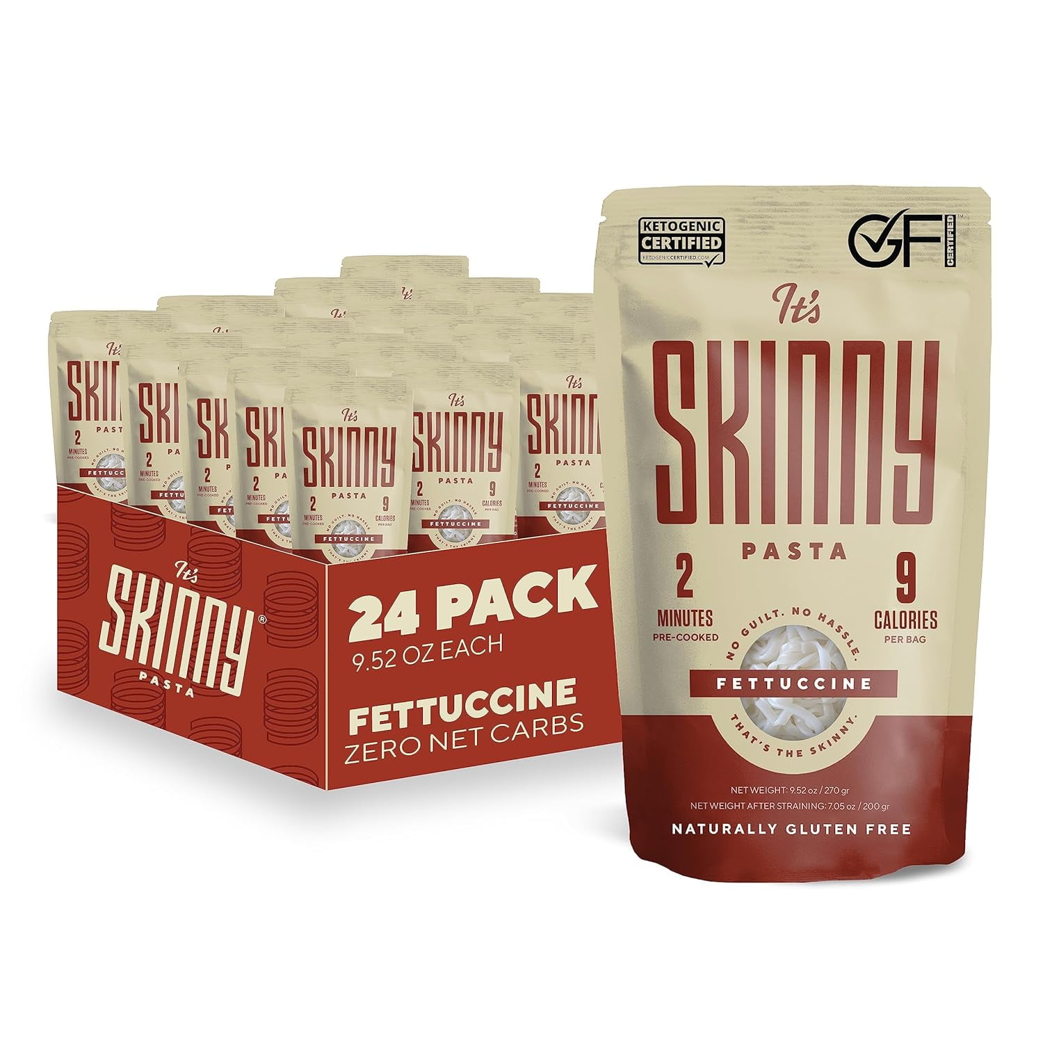 It’s Skinny Fettuccine — Healthy, LowCarb, Low Calorie Konjac Pasta