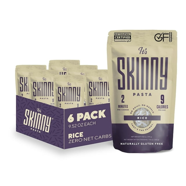It’s Skinny Rice — Healthy, Low Calorie, LowCarb Konjac Pasta — Fully