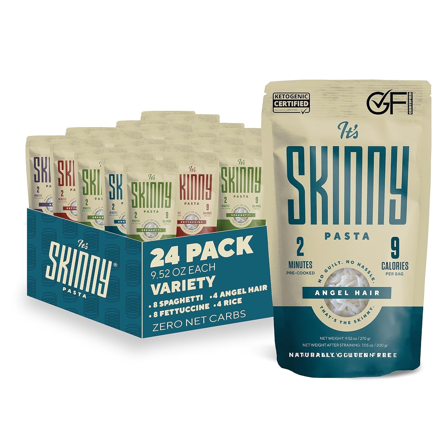 It’s Skinny Variety Pack — Healthy, LowCarb, Low Calorie Konjac Pasta