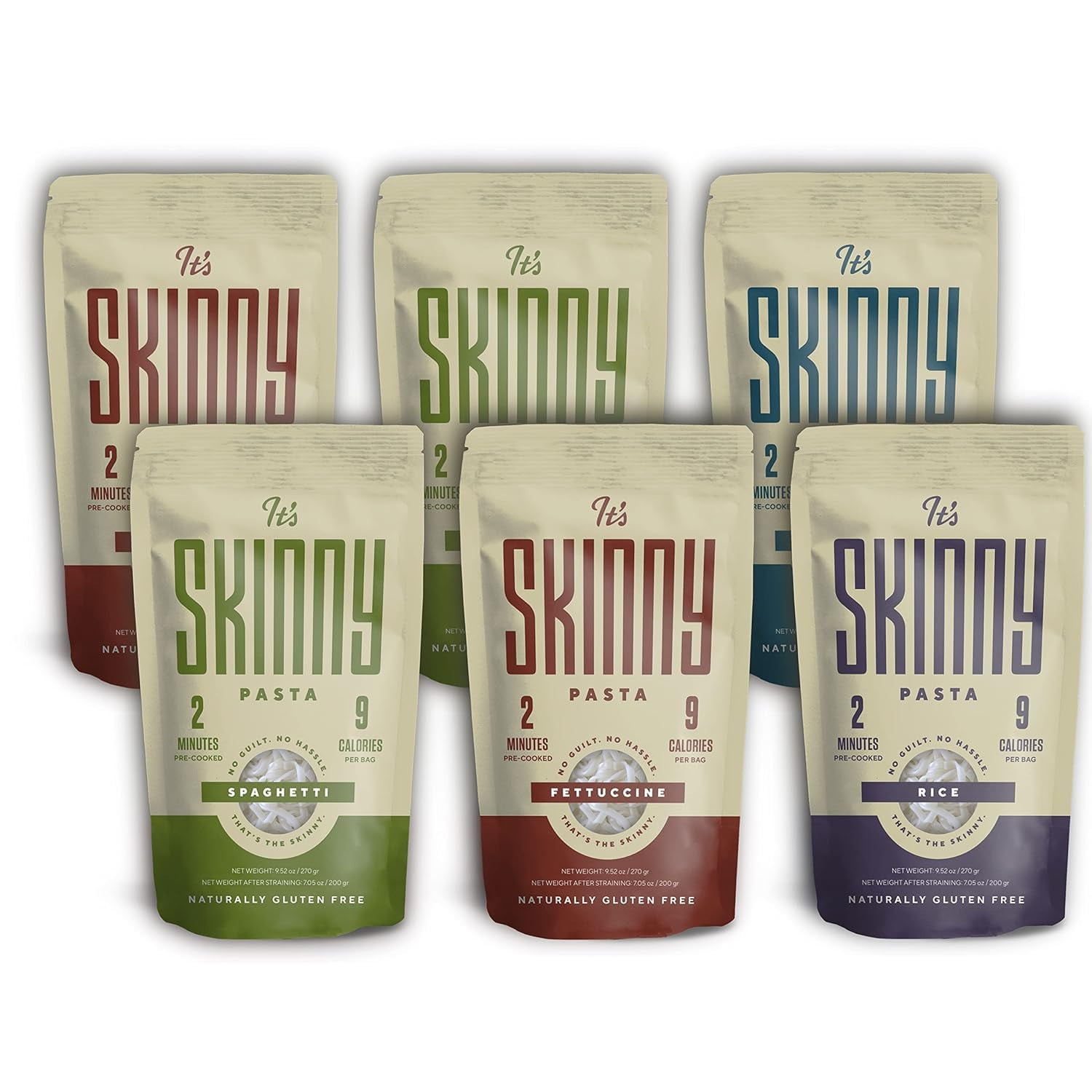 It’s Skinny Variety Pack — Healthy, LowCarb, Low Calorie Konjac Pasta