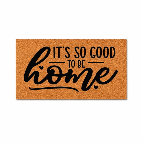 It’s So Good To Be Home Doormat, Welcome Mat, Front Porch Entry Rug, Housewarming Gift, New Home Moving Present 5653 (16x24 inches) 5653
