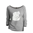 thumbnail image 1 of It's Spicy Universal Code For I Don't Want To Share Women's Fashion Slouchy 3/4 Sleeves Raglan Lightweight Sweatshirt Sport Gray Small, 1 of 3