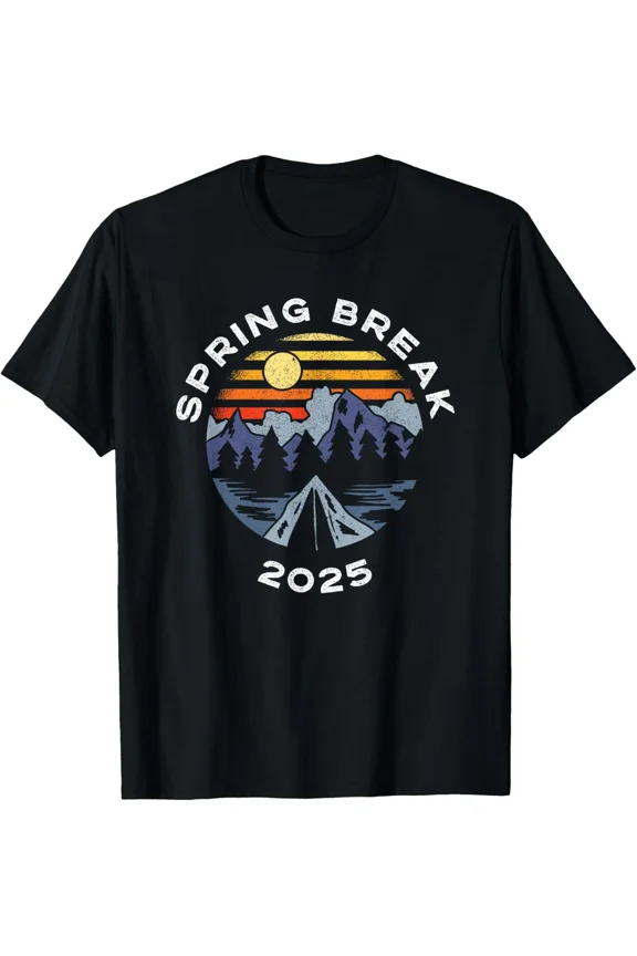 It's Spring Break 2025 The Mountains Trip Vacation Party New Unisex T-Shirt, up to size 5xl