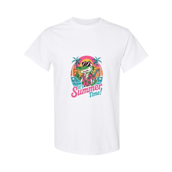 It's Summer Time Sunshine Beach Vacation Holiday Fun Gift T-Shirt, for men & women, up to size 5XL