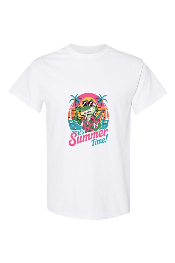 It's Summer Time Sunshine Beach Vacation Holiday Fun Gift T-Shirt, for men & women, up to size 5XL