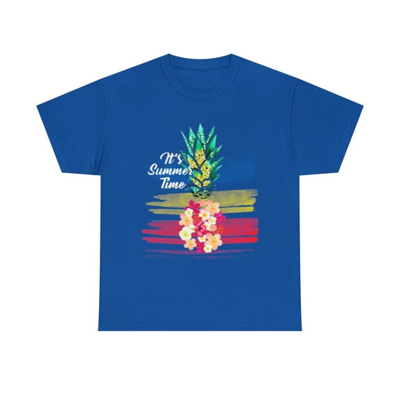 It's Summer time Flowers Pineapple T-Shirt