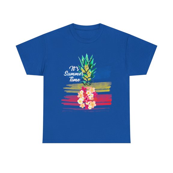 It's Summer time Flowers Pineapple T-Shirt