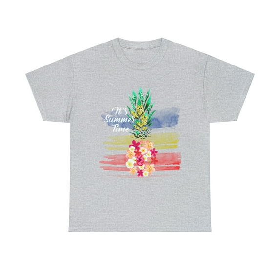 It's Summer time Flowers Pineapple T-Shirt