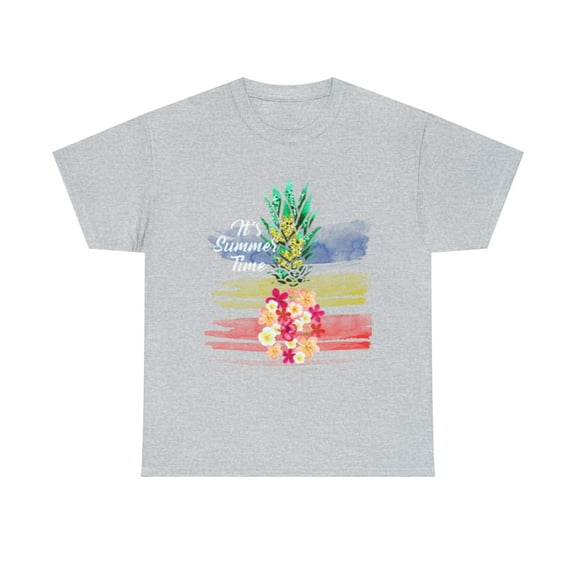 It's Summer time Flowers Pineapple T-Shirt
