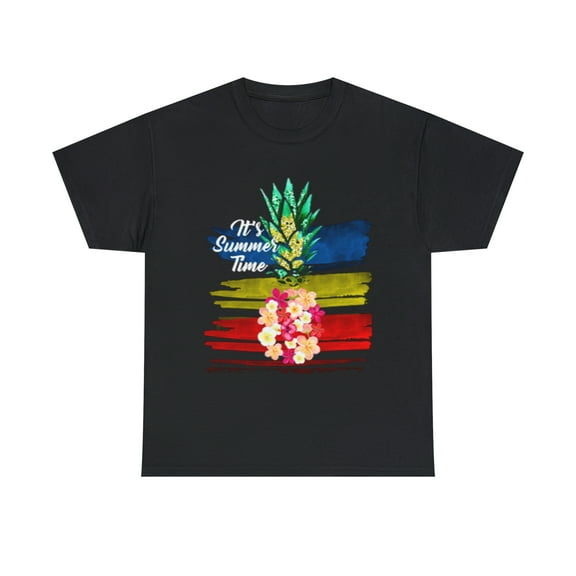 It's Summer time Flowers Pineapple T-Shirt