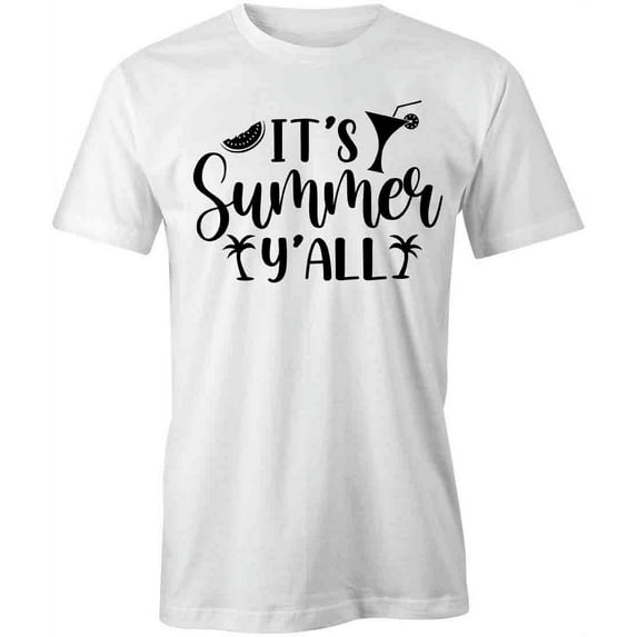 It's Summer y'all T-Shirt | Fun Summertime White Tee Gift