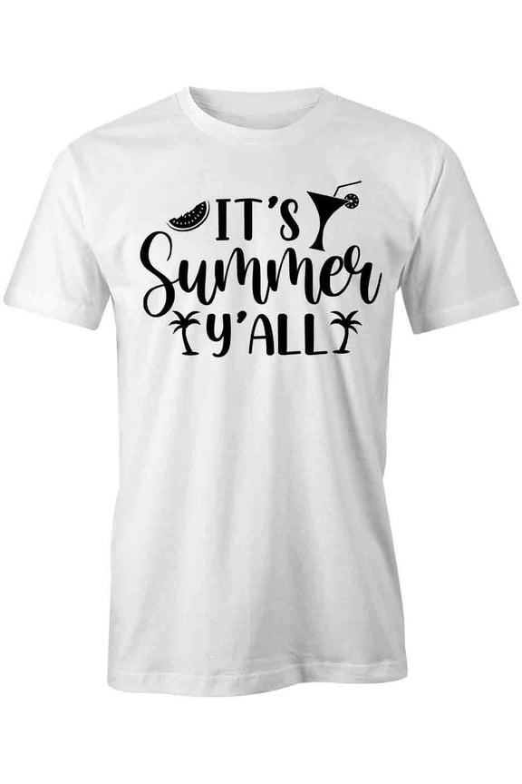 It's Summer y'all T-Shirt | Fun Summertime White Tee Gift
