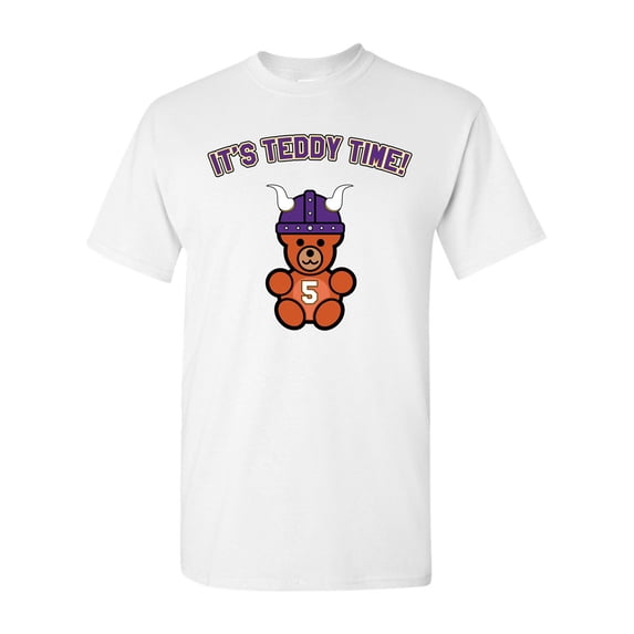 It's Teddy Time Minnesota Football DT Adult T-Shirt Tee