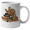 thumbnail image 1 of It's Thanksgiving Day! Cute Turkey Print Coffee & Tea Mug For Mom, Mama, Mommy, Grandma, Granny, Sister, Auntie, Boss, Brother, Dad, Grandpa, Moms, Gramps, Women, And Men (11oz), 1 of 3