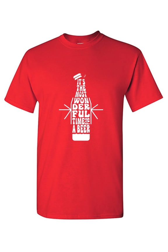 It's The Most Wonderful Time For a B**r Sarcastic Humor Graphic Tees Gift For Mens Novelty Funny T Shirt