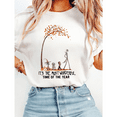 thumbnail image 1 of It's The Most Wonderful Time Of The Year Print T-shirts Vintage Halloween Witchy Graphic Tees Short Sleeve Casual Fall Tops White,3XL, 1 of 6