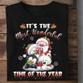 thumbnail image 1 of It’s The Most Wonderful Time of the Year Santa T-Shirt – Merry Christmas Holiday Graphic Tee, 1 of 2