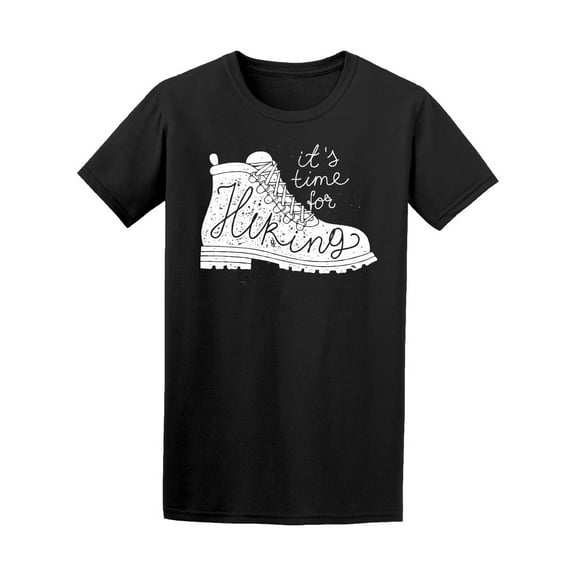 It's Time For Hiking Camp Boot T-Shirt Men -Image by Shutterstock, Male Medium
