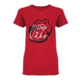 thumbnail image 1 of It's Time To Bake Design Shaped T-Shirt Women -Image by Shutterstock, Female Large, 1 of 2