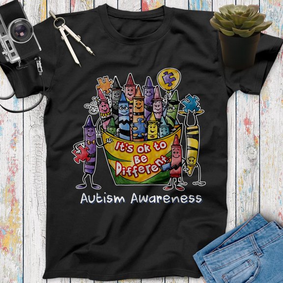 It's To Be Different Autism Awareness Paint People Puzzle Piece Shirt, Kindness Shirt Be Kind Shirt Autism Warrior Gifts, Autism Advocate