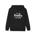 thumbnail image 1 of It's Too Peopley Outside Hoodie Funny Sarcastic Saying Quote Pullover Hoodie Black, 1 of 6
