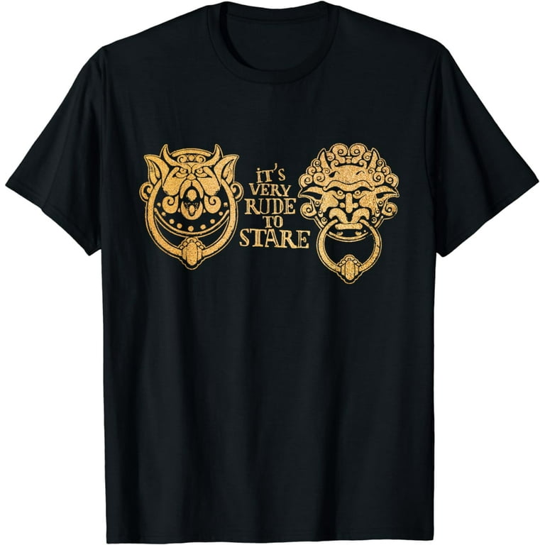 It's Very Rude To Stare Labyrinth Knockers Gift Tshirt It's Very Rude To Stare Labyrinth Knockers Gift Tshirt