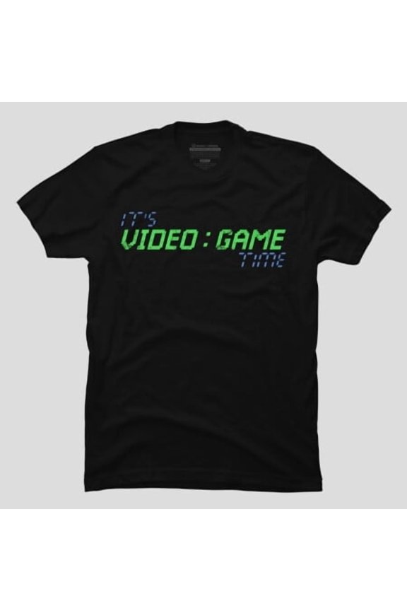 It's Video Game Time Funny Gaming Quote, H42584 T-Shirt, for Men and Women, Up to Size 5XL