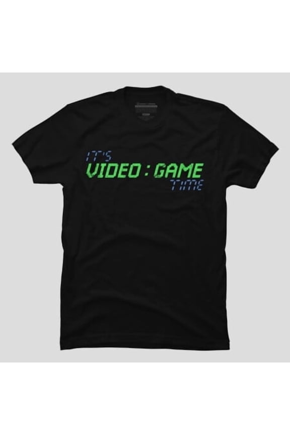 It's Video Game Time Funny Gaming Quote, H42584 Unisex T-Shirt, Up to 5XL Available