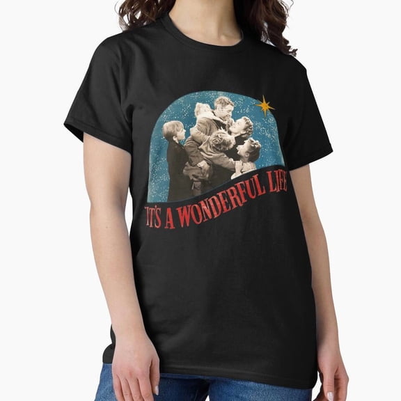 It's Wonderful Life Distressed Christmas For Your Holiday Movie Fun G23721 Unisex T-Shirt, Up to Size 5XL