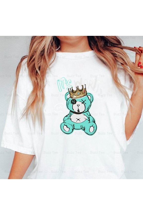 It's Worth Trying To Be Kind Funny Teddy Bear Wholesome Meme V1130508 New Unisex T-Shirt, up to 5XL