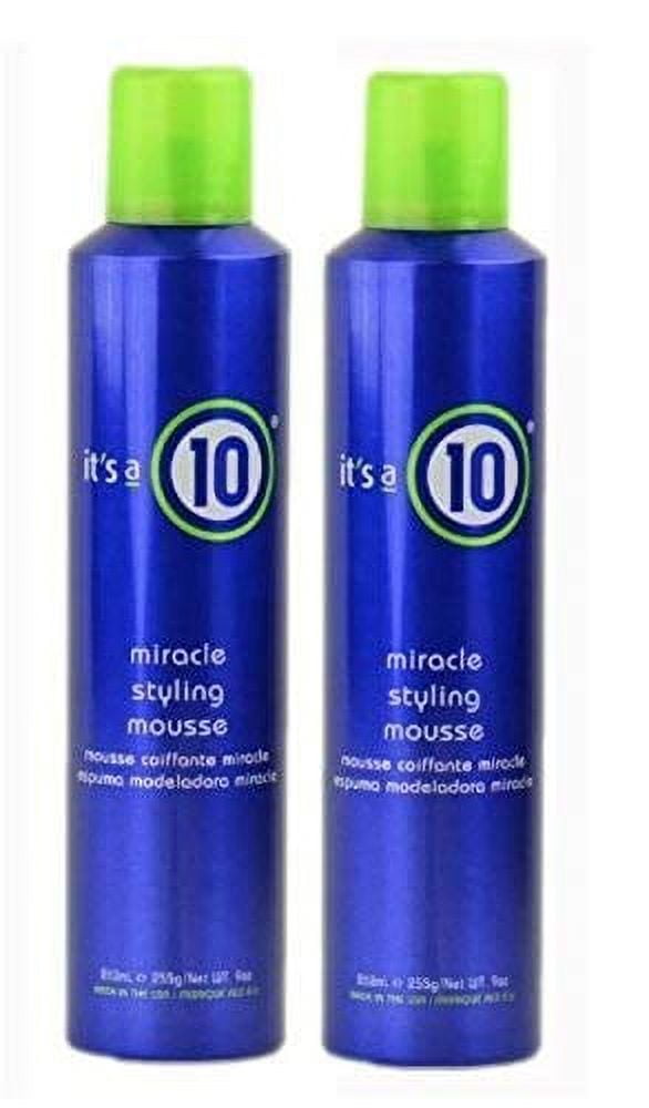 It's a 10 Haircare Miracle Styling Mousse, 9 fl. oz. (Pack of 2