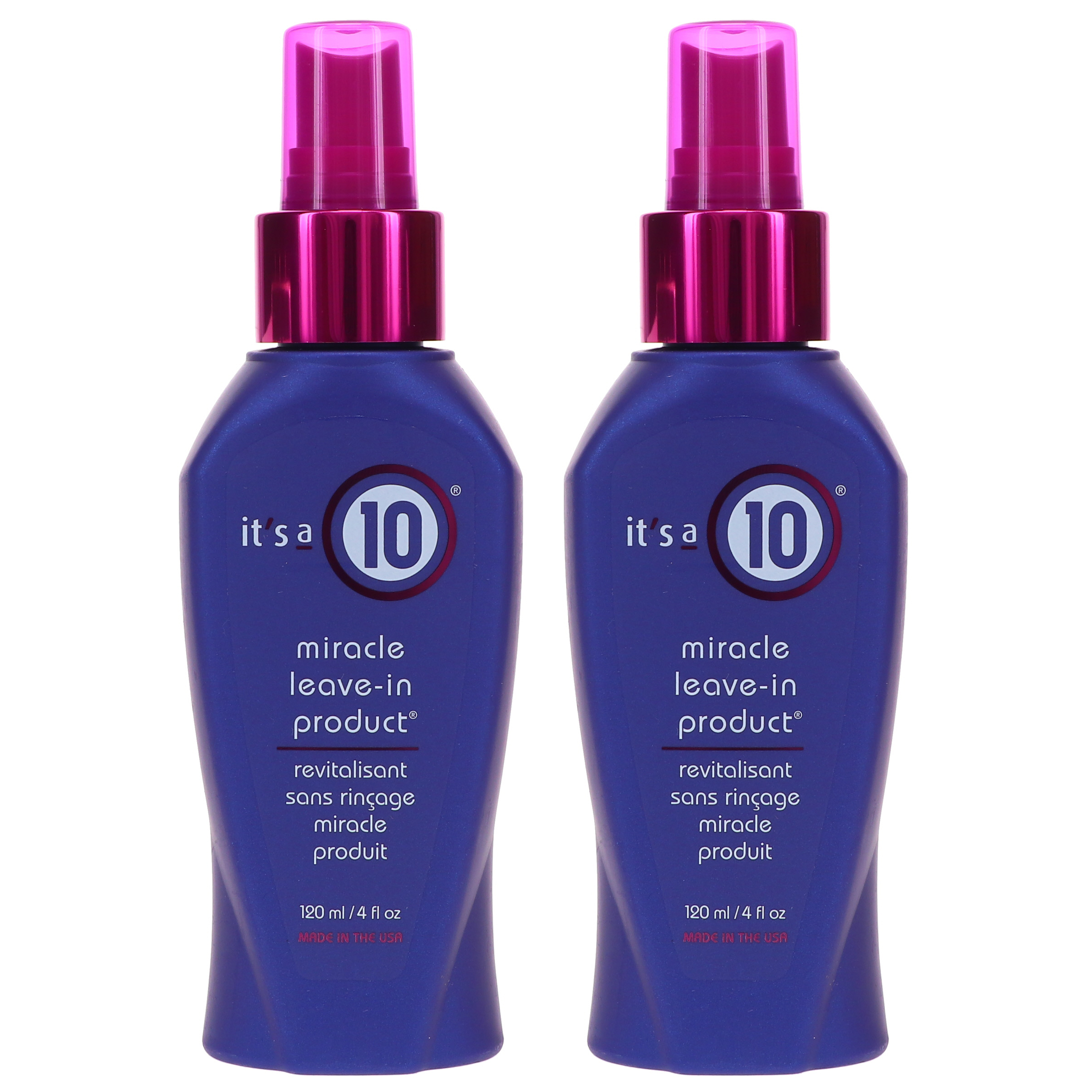 It's a 10 Miracle Leave-in Product 4 oz 2 Pack 