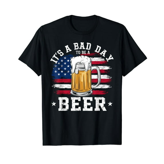 It's a Bad Day To Be A Beer Funny Vintage Drink Beer T-Shirt