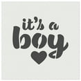 thumbnail image 1 of It's a Boy Baby Shower Party DIY Cookie Wall Craft Stencil - 3.5 Inch, 1 of 5